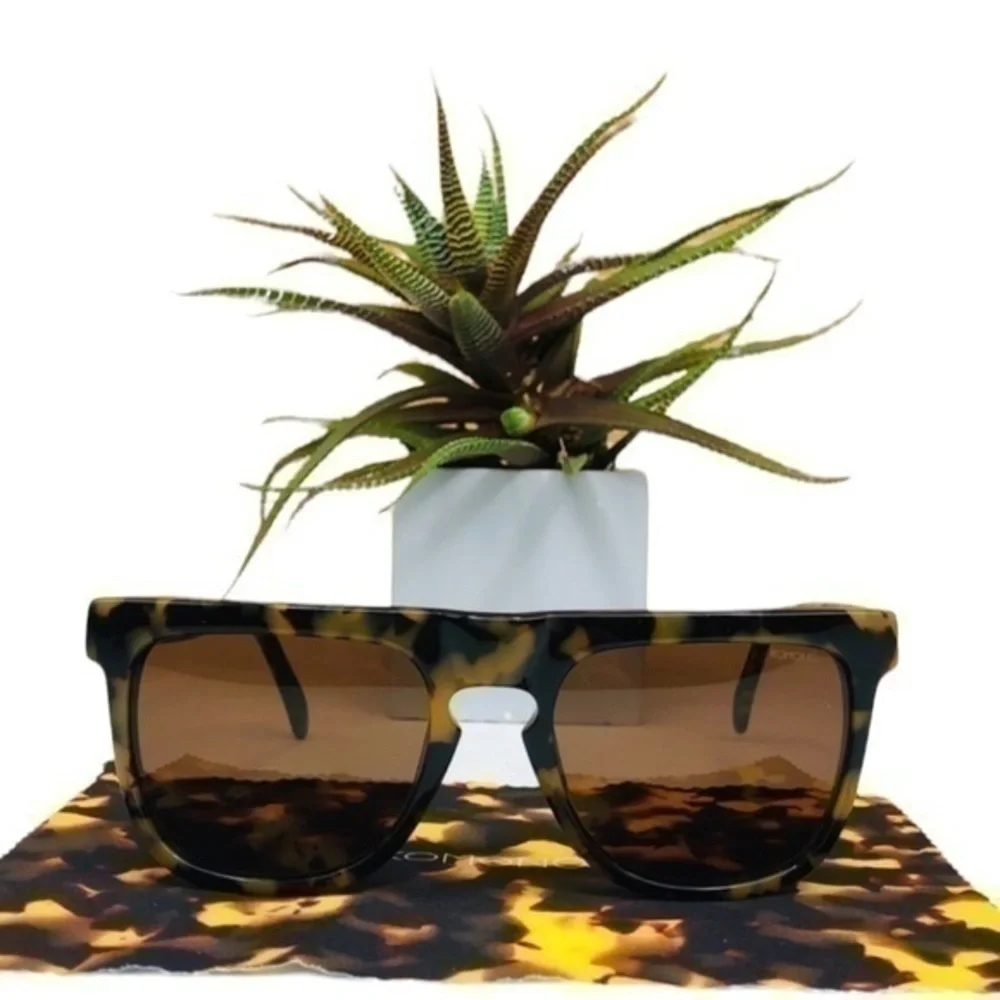 KOMONO Bennet Tortoise Demi Sunglasses NEW brown UV400